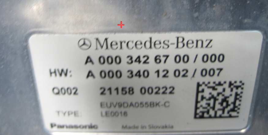 Mercedes EQA Motor - A2433409002