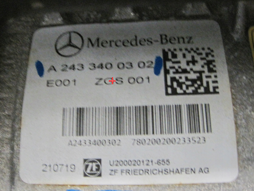Mercedes EQA Motor - A2433409002