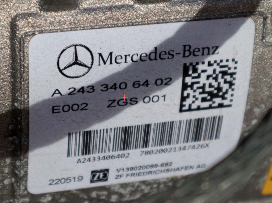 Mercedes EQA / EQB Elmotor - A2433406402