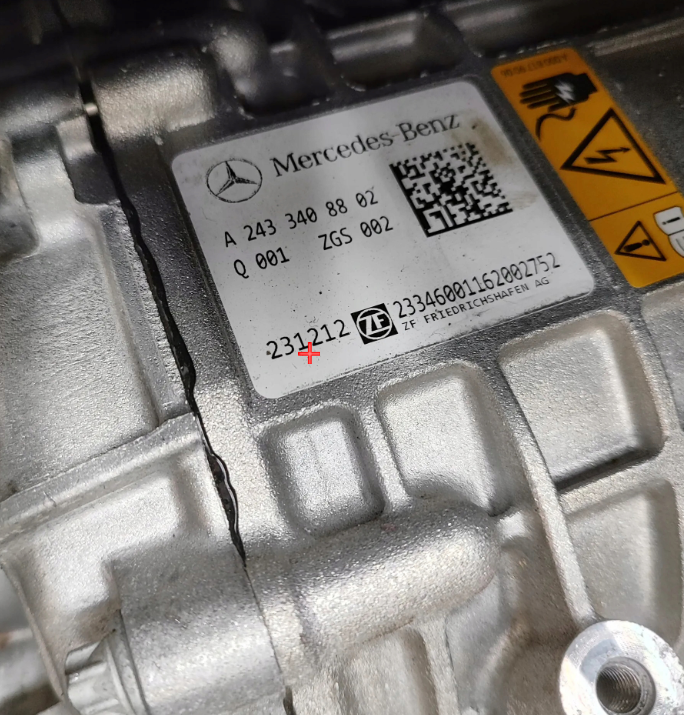 Mercedes EQB Elmotor - A2433408802