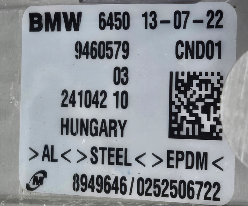 BMW iX1 U11 xDrive30 Elmotor -  5A73E23 5A4BA57 9469579