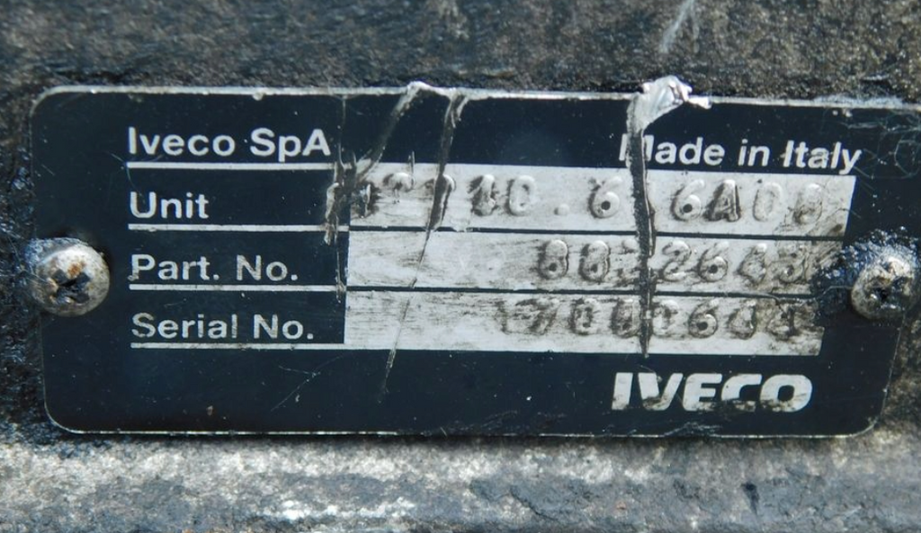 Gearkasse Iveco Daily IV 3.0 HPI 6B 8872643 2840.6 8872643