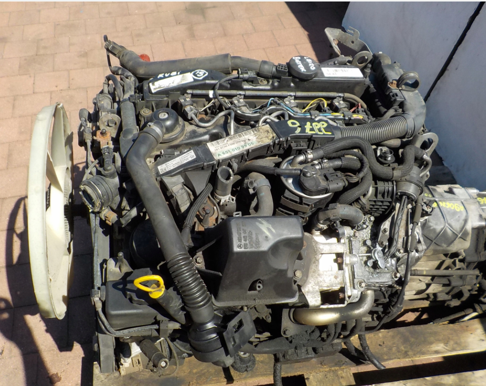 MERCEDES SPRINTER 906 13r 2.2 CDI MOTOR 651955 651.955 KOMPLET