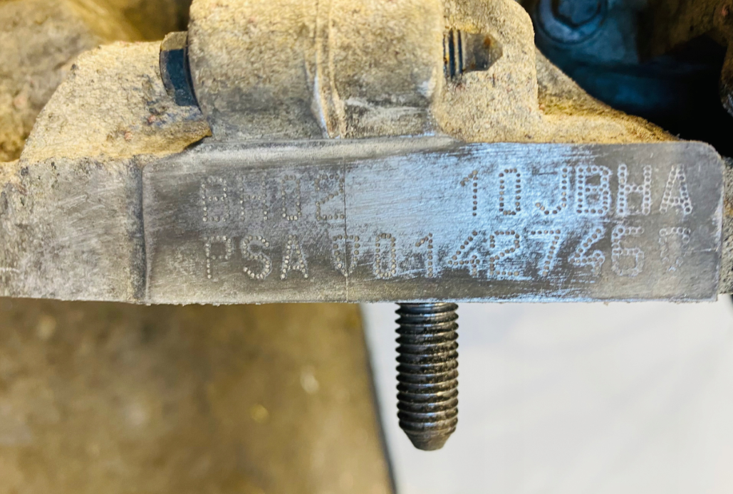 MOTOR 1,6 BLÅ HDI BH02 PEUGEOT CITROEN 47.000 KOMPLET 10JBHA