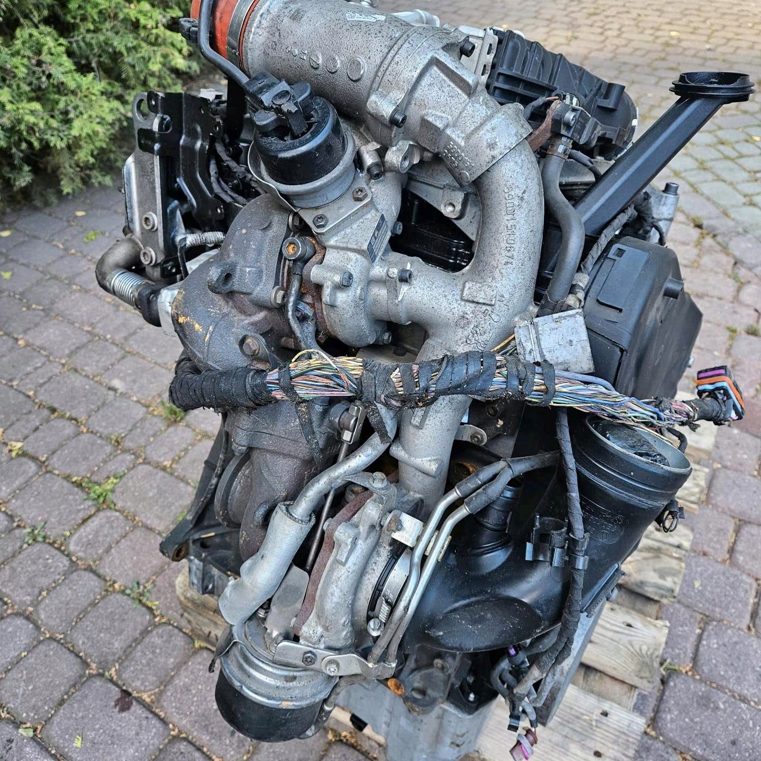 VW Transporter T6 2.0 TDI Bi-Turbo 204 HK CXE CXEB CXEC motor komplet
